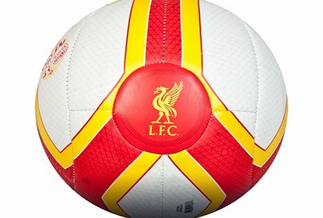 Warrior Liverpool Training Ball White LFFTB4