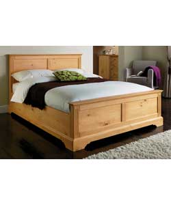 Warwick Pine Kingsize Bed with Memory Foam