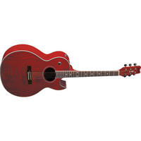 Washburn EA17 Electro Acoustic Trans Red