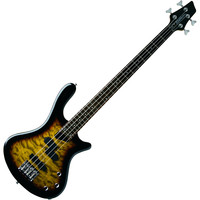 Washburn T14Q Bass Guitar Quilted Tobacco