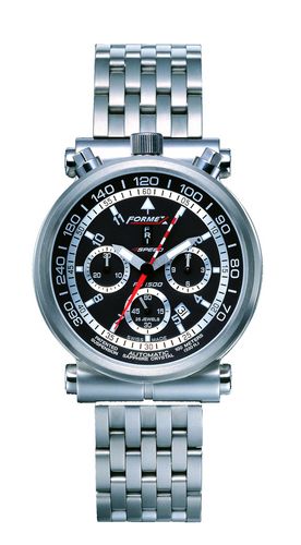 Watches Formex 4Speed AS 1500 Chrono-Tacho Aviator Automatic - Black