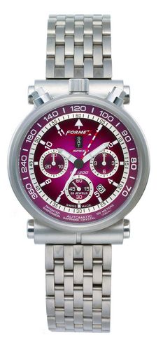 Watches Formex 4Speed AS 1500 Chrono-Tacho Aviator Automatic - Crimson Limited Edition