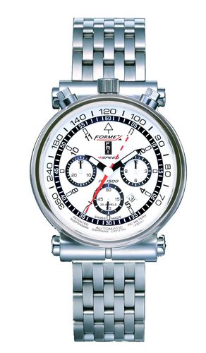 Watches Formex 4Speed AS 1500 Chrono-Tacho Aviator Automatic - White
