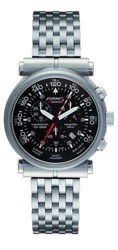 Watches Formex 4Speed AS 1500 Chrono-Tacho Aviator Quartz - Black