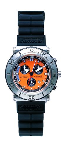 Watches Formex 4Speed DS 2000 Chrono-Tacho Diver Quartz - Orange
