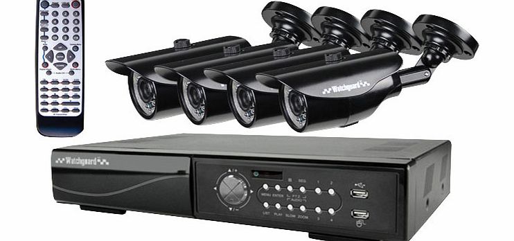 Watchguard DVR4ENTPACK7 4 Camera DVR Kit 1TB
