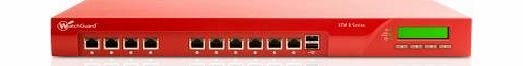WatchGuard Technologies WatchGuard XTM 8 Series 810 - Security appliance - with 1 year LiveSecurity Service - 10 ports - 10Mb LAN, 100Mb LAN, Gigabit LAN - 1U(WG810001)