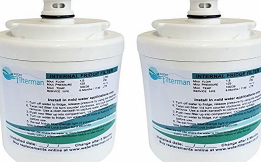 Water Filter Man Ltd 2x Fridge Water filter compatible with Maytag UKF-7003 PuriClean UKF7003AXX, Beko AP930, AP930S, AP930X