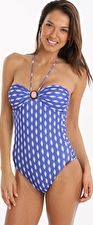 Watercult, 1295[^]261388 Indigo Girl Bandeau One Piece - Indigo