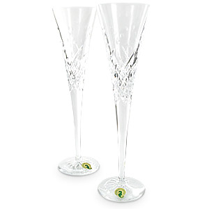 Waterford Crystal Wishes Happy Celebration Flutes