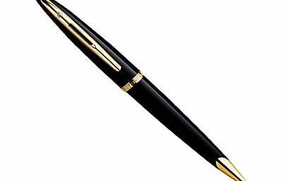 Waterman Carene Ballpoint Pen, Black/Gold