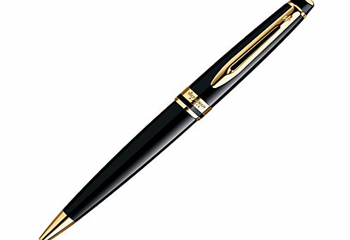 Waterman Expert Ballpoint Pen, Black/Gold