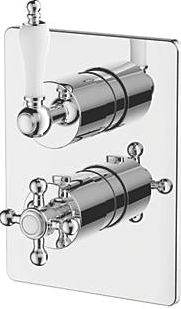 Watersmith Heritage, 1228[^]4633H Fulham Built-In Twin Shower