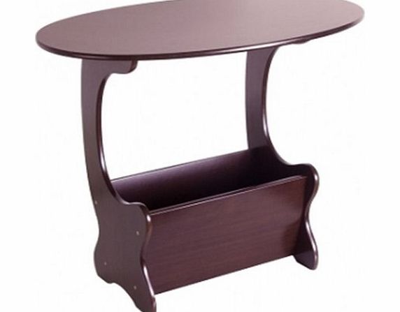 WATSONS EDDIE - Storage Side / End Table / Magazine Rack - Walnut