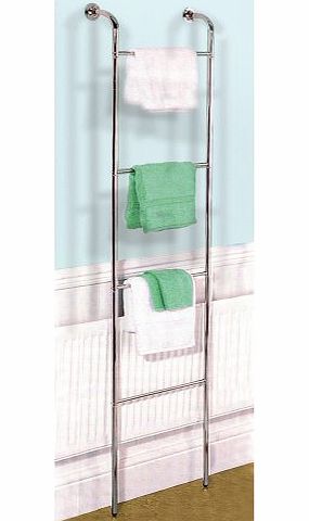 WATSONS LADDER - Chrome Wall Mounted 4 Rung Towel Rail