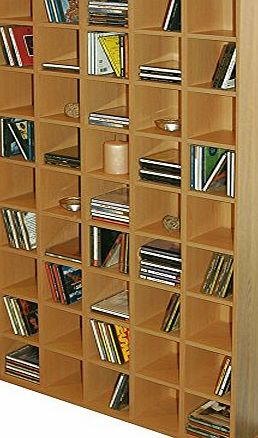 WATSONS PIGEON HOLE - CD Media Storage Shelves - Oak