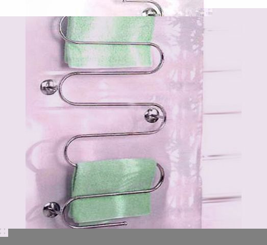 WATSONS SNAKES and LADDERS - Wall Mounted Bathroom Towel Rail - Silver