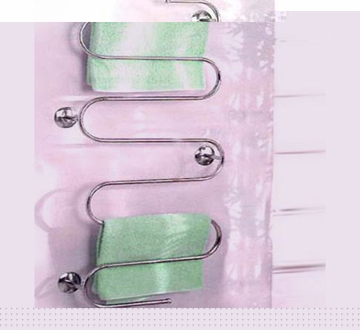 WATSONS SNAKES and LADDERS - Wall Mounted Bathroom Towel Rail - Silver