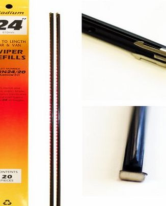 WATSONS STADIUM - 24 inch Car / Van Wiper Blade Refills - BOX OF 20