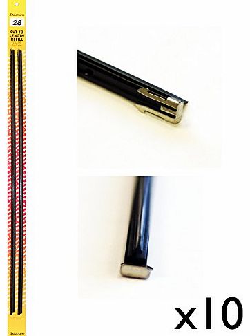 WATSONS STADIUM - 28 inch Car / Van Wiper Blade Refills - Ten Pairs