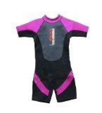 WaveWare NALU 34` Childs Teens Shortie Wetsuit Pink