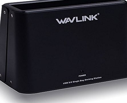 Wavlink USB 3.0 Single Bay External Hard Drive Docking Station Support 2.5 and 3.5 inch HDD and SSD