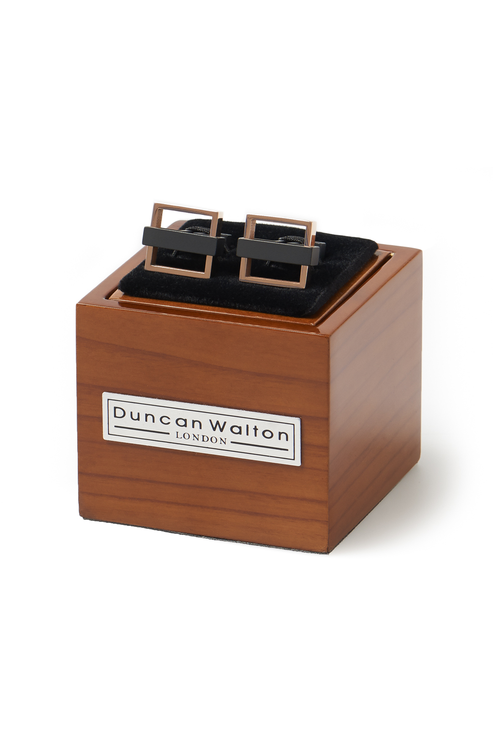 Wd London Rose Gold Square Cufflinks