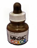 Magic Color Acrylic Ink (28ml) EARTH BROWN SPEEDDRY LIQUID COLOUR