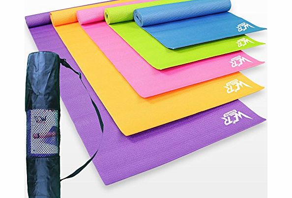 We R Sports 6M100 Yoga Mat - Orange, 0.6 cm