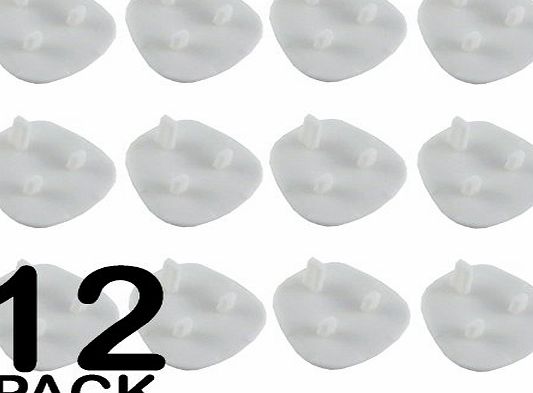 We Search You Save NEW - Pack of 10 White Socket Covers - Child Safety Plug Covers - Easy to Fit - ON SALE