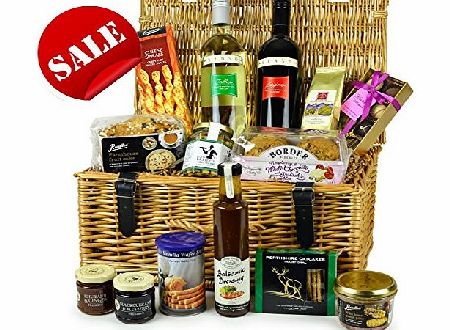 THE TOTTERTON FOOD HAMPER - handwoven willow hamper packed with delicious products for a great gift. Food Hampers by Web Hampers.