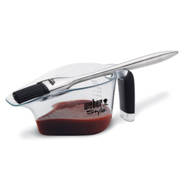 weber Barbeque Sauce Boat and Brush - 6433
