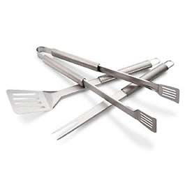 weber Stainless Steel Barbeque Tool Set 3 piece