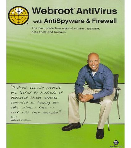 Webroot AntiVirus with AntiSpyware & Firewall (PC)