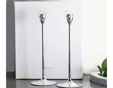 Wedgwood Vera Wang Love Knots Pair of Candle