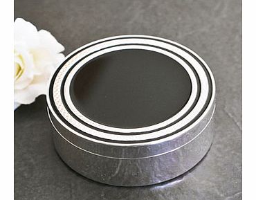 Wedgwood Vera Wang With Love Noir Round Trinket