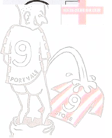 Wee On Port Vale On Stoke Wee On Car Sticker