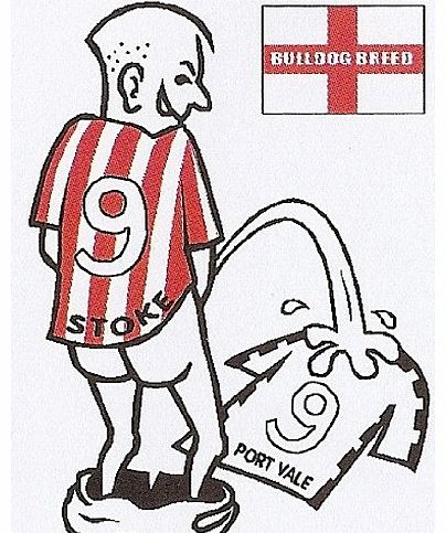 Wee On Stoke On Port Vale Wee On Car Sticker