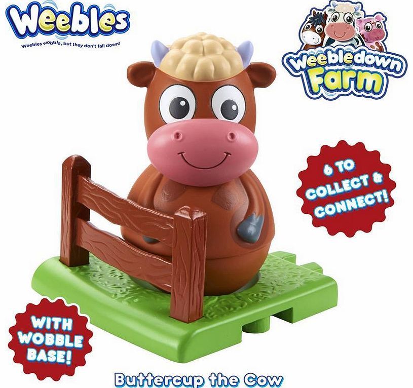 Weebles Weebledown Farm Weeble Figure - Cow