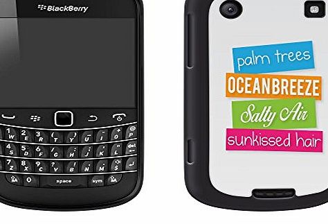 wehaveany Palm Trees Ocean Breeze Summer Fun Hot Phone Case Shell for BlackBerry Bold 9900 - Black