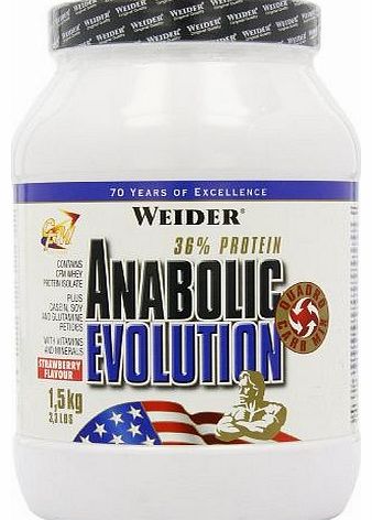Weider Nutrition Anabolic Evolution Strawberry Powder 1500g