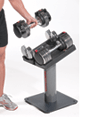 Weider Power Switch 40 Dumbbells with stand
