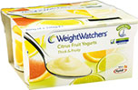 Weight Watchers Fat Free Citrus Fruit Yogurts