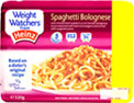 Weight Watchers from Heinz Spaghetti Bolognese