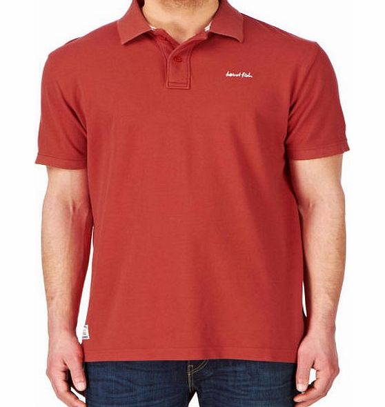 Weird Fish Mens Weird Fish Pique Vintage Wash Polo Shirt -