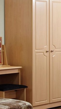 Welcome Furniture Amelie 2 Door Wardrobe in Beech