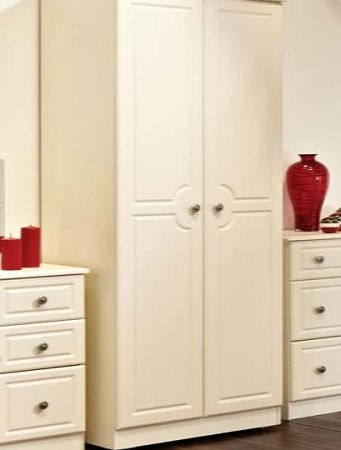 Welcome Furniture Amelie Cream 2 Door Wardrobe
