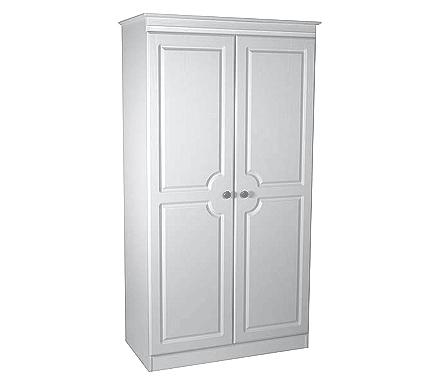 Welcome Furniture Amelie White Wide 2 Door Wardrobe