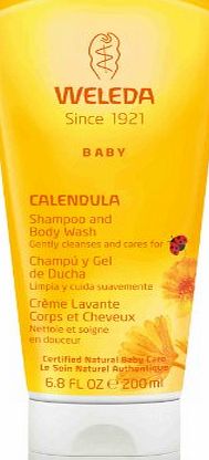 Weleda Baby Calendula Shampoo and Body Wash 200ml