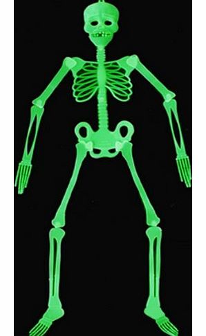 Well-Goal Halloween Props Luminous Skeleton Party Bars Glow In The Dark Hanging Decoration (90cm)